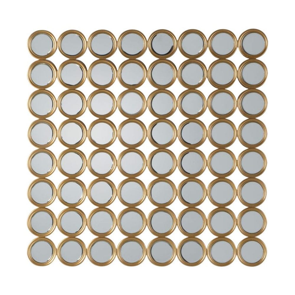 Battersea Gold Circles Wall Mirror Rowen Homes