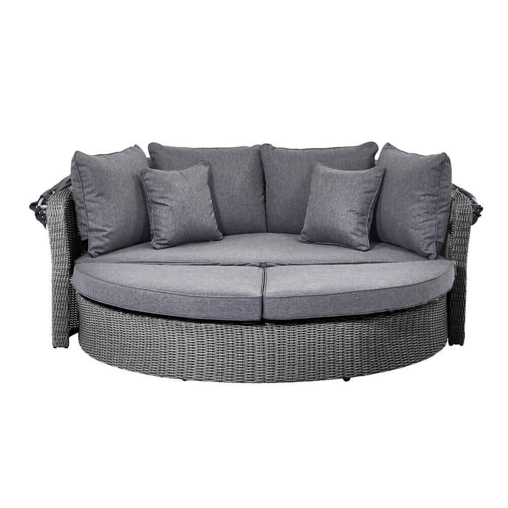 Besley Dark Grey Outdoor Day Bed Furniture 