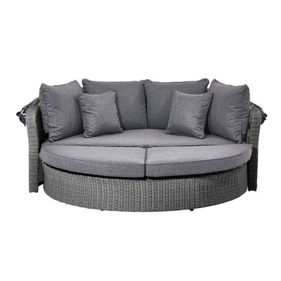 Besley Dark Grey Outdoor Day Bed Furniture 