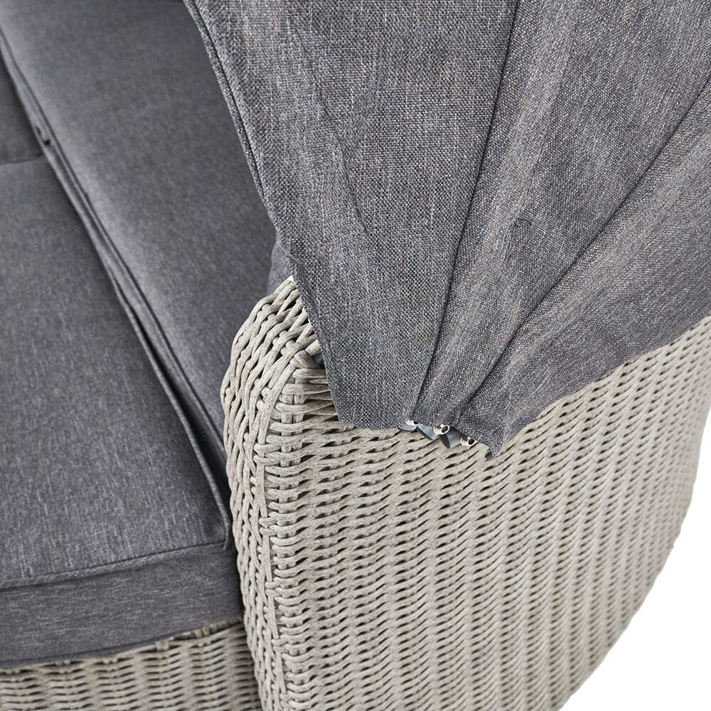 Besley Dark Grey Outdoor Day Bed Furniture 