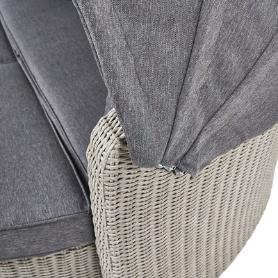 Besley Dark Grey Outdoor Day Bed Furniture 