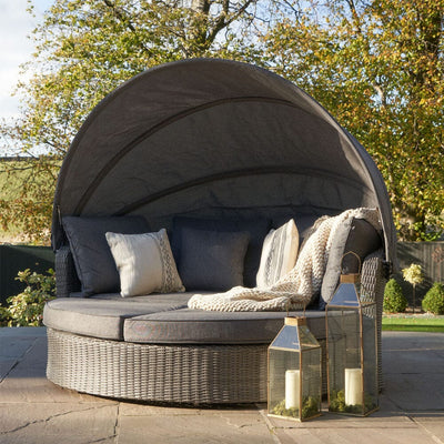 Besley Dark Grey Outdoor Day Bed Furniture 