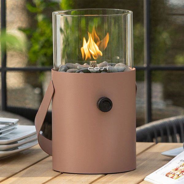 Blaze Terracotta Fire Lantern with Handle Accessories 