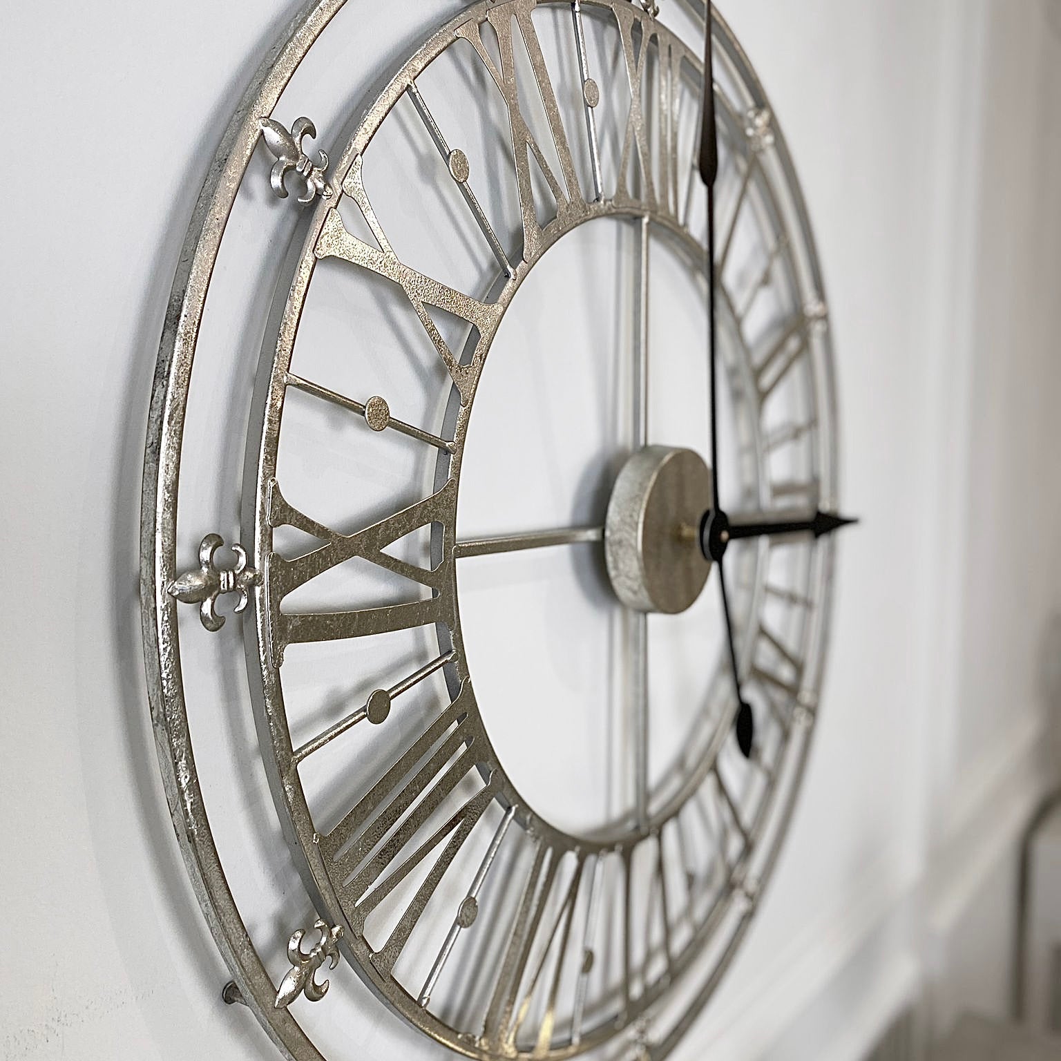 Bosie Champagne Large Wall Clock Art 
