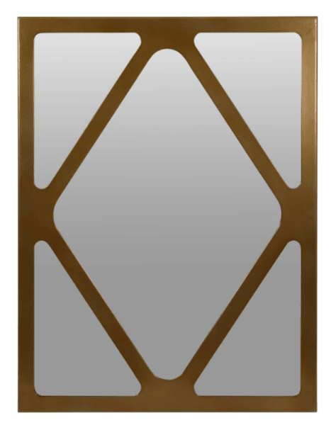 Brantley Premium Geometric Bronze Wall Mirror Accessories 