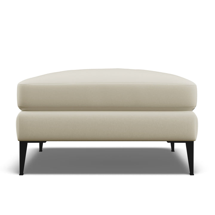 Bronte Pumice Beige Velvet Sofa Range, With Black Metal Leg MTO Sofa 