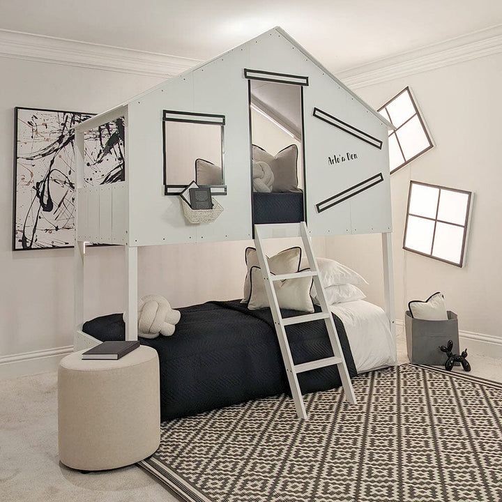 Cali White Treehouse Highsleeper Bed Furniture 