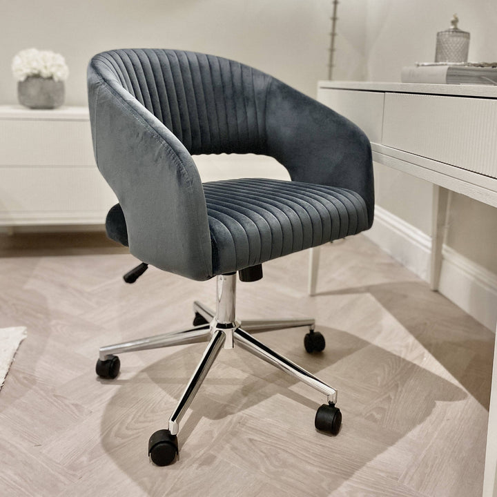 Cameo Silver & Grey Office Chair Chair 