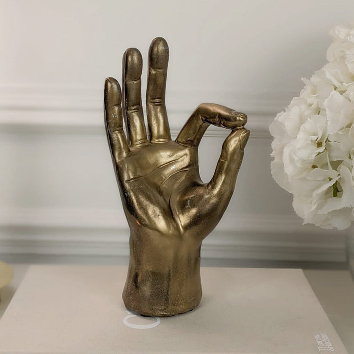 Camox Gold 'OK' Hand Ornament Accessories 