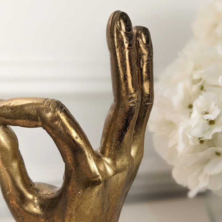 Camox Gold 'OK' Hand Ornament Accessories 