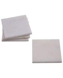 Canisteo Set of 4 Marble Coasters Accessories 