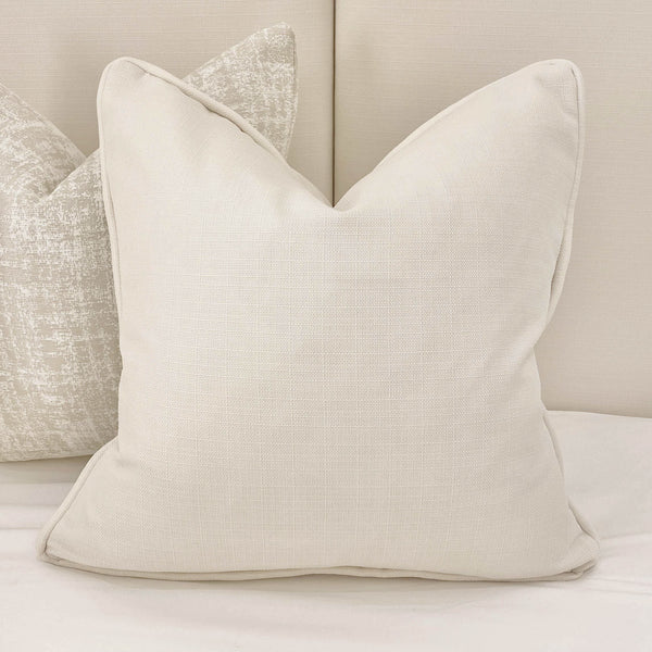 Capri Natural Linen Cushion - 50x50cm Textiles 