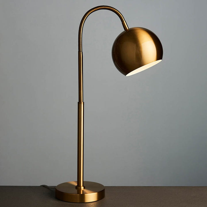 Carlo Gold Domed Task Table Lamp Lighting 