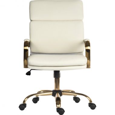 Cassop Cream & Gold Office Chair Chair 