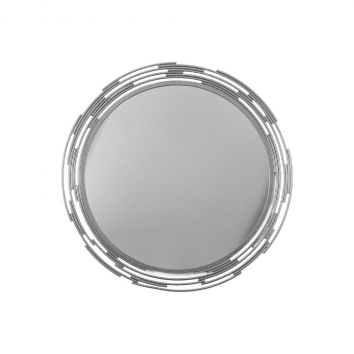Chaplin Silver Round Wall Mirror Mirror 
