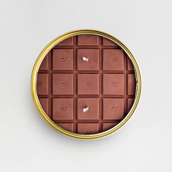 Chocolate Bar Scented 2 Wick Candle Candle 