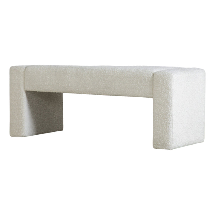 Coco Ivory Boucle Luxury Bench Made to Order Bench 