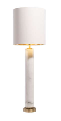 Darick Marble & Gold Table Lamp Lighting 
