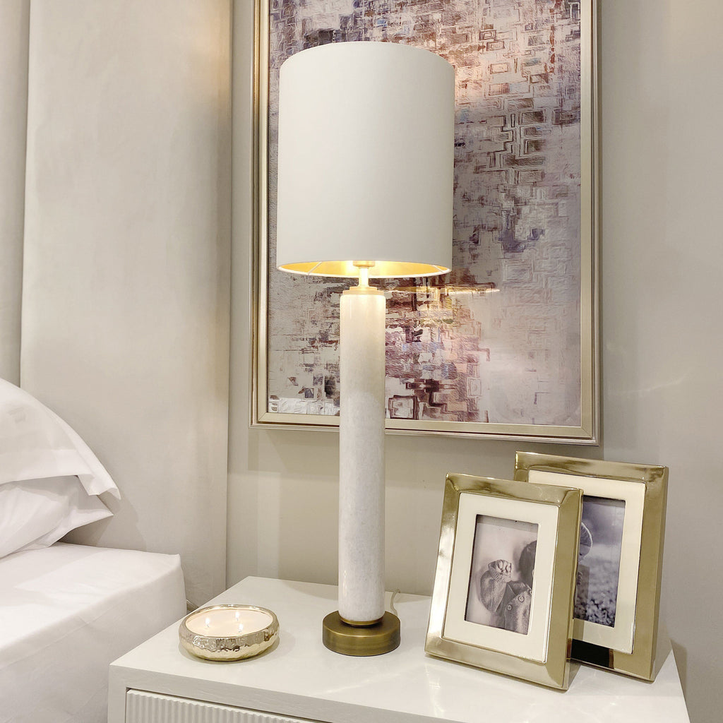 Dimitri Marble & Table Lamp