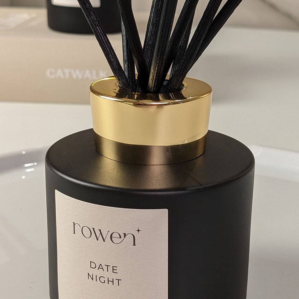 Date Night Black & Gold Reed Diffuser - Truffle D'orient
