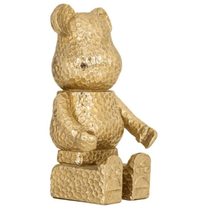 Decorative Gold Sitting Bear Ornament Accessories 