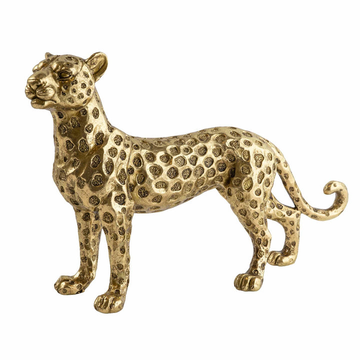 Decorative Gold Standing Leopard Ornament Accessories 