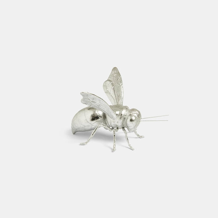 Decorative Silver Bee Ornament Accessories 