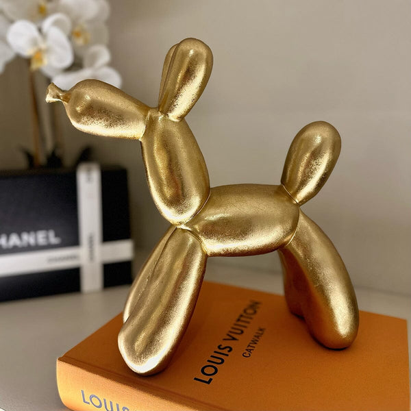 Delcambre Large Gold Balloon Dog Ornament Accessories 
