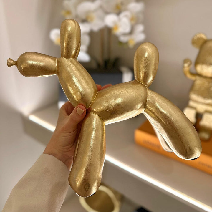 Delcambre Large Gold Balloon Dog Ornament Accessories 