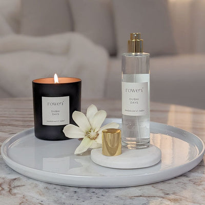 Dubai Days Gold Scented Room Spray - Sandalwood & Amber Fragrance 