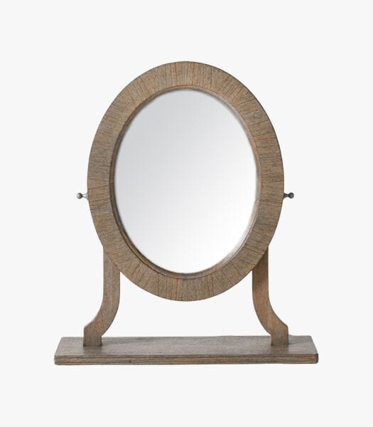 Elysium Natural Wood Dressing Table Mirror Rowen Homes