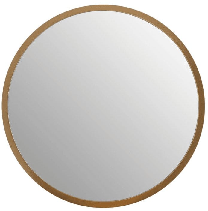 Emery Gold Round Wall Mirror Mirror 