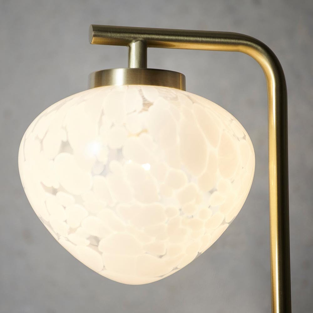 Emily Gold Table Lamp with Confetti Glass Lighting 
