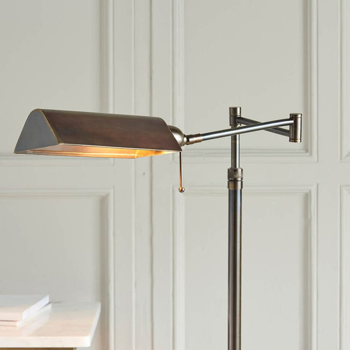 Epalle Antique Bronze Task Floor Lamp Lighting 