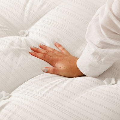 Essential 1500 Pocket Natural Mattress, With Wool, Silk and Cashmere Made to Order Bed 
