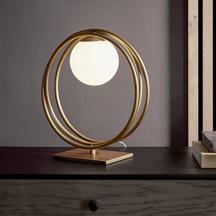 Eternal Gold Loop Table Lamp Lighting 