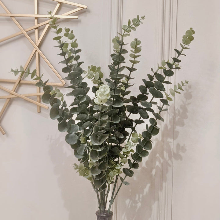 Faux Dusted Eucalyptus Spray Stem Florals and Plants 