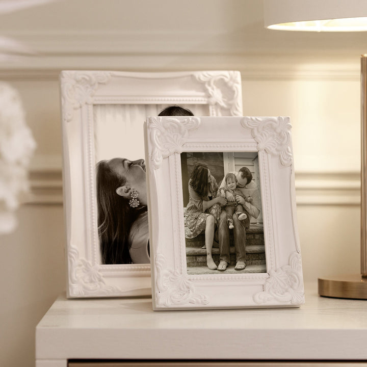 Felicia Medium White Photo Frame Accessories 