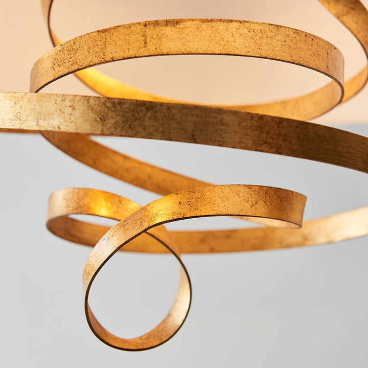 Felizia Gold Ribbon Pendant Ceiling Light Lighting 