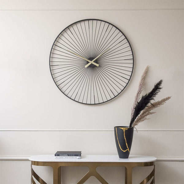 Jamie Gold Wall Clock – Rowen Homes