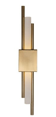 Fraiche Gold LED Wall Light Lighting 