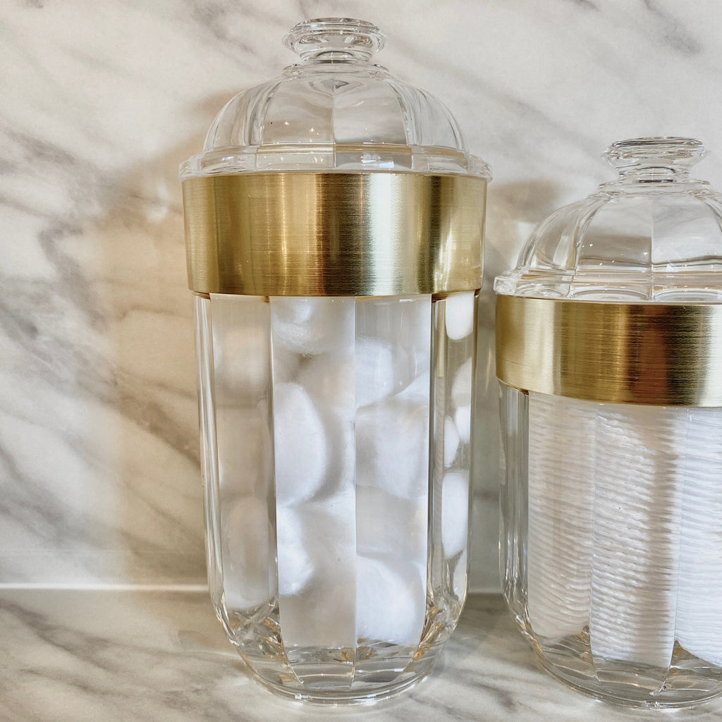 Gianna Large Acrylic Canister Rim