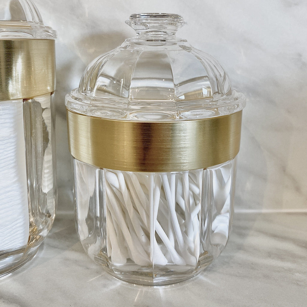 Gianna Small Acrylic Canister Rim