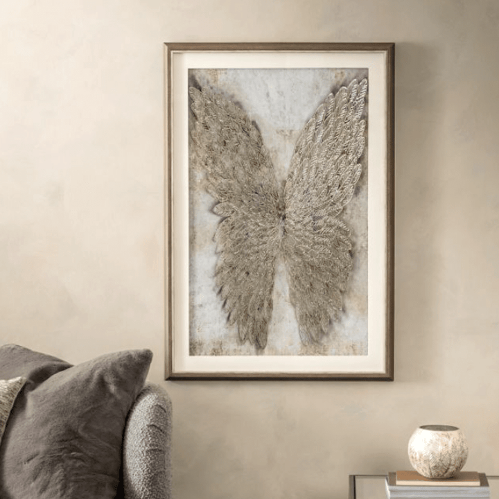 Golden Wings Framed Wall Art Art 