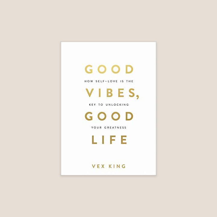 Good Vibes Grey & Gold Coffee Table Book Books 