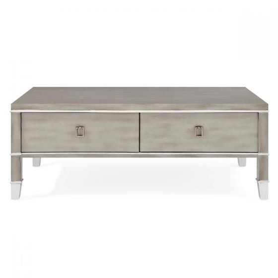 Grey wash store accent table