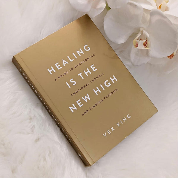 Healing is the New High Gold & White Coffee Table Book Books 