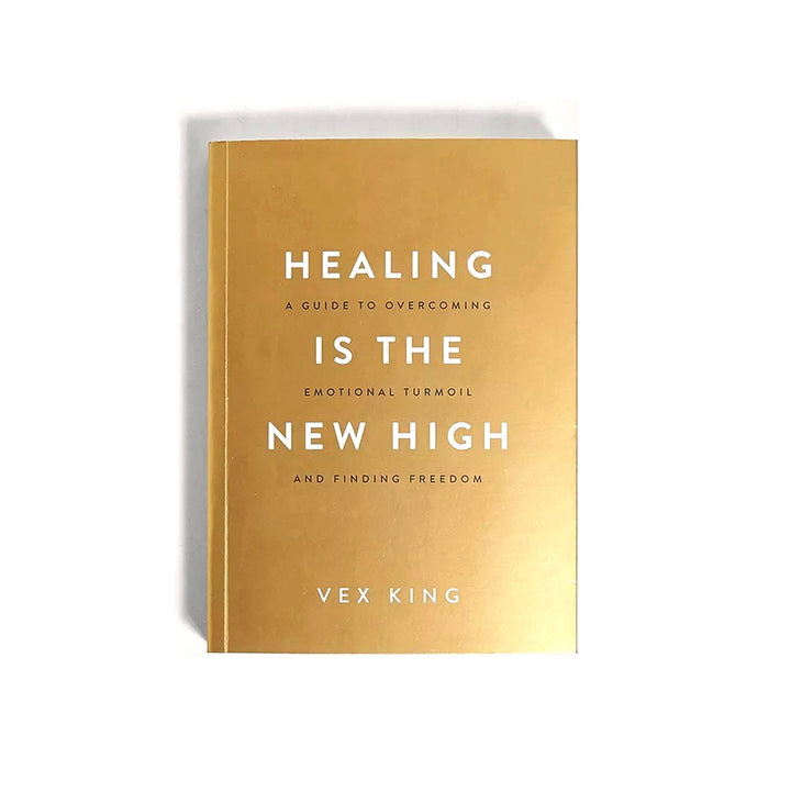 Healing is the New High Gold & White Coffee Table Book Books 