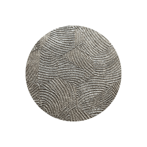 Hexagon Pewter Vinyl Wallpaper Sample Wallpaper 
