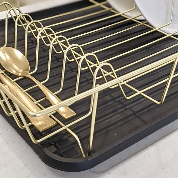 Gold Metal Dish Drainer – Kennedy Sue Gift & Home